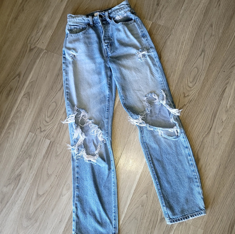Distressed Cello Jeans